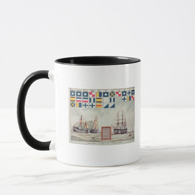 Tasse Le signal du Nelson chez Trafalgar (Gauche)