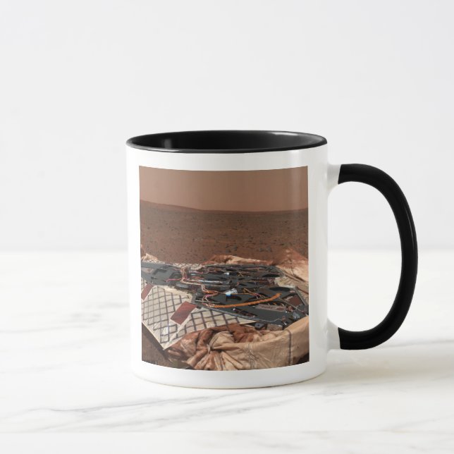 Tasse Le site d'atterrissage du rover (Droite)