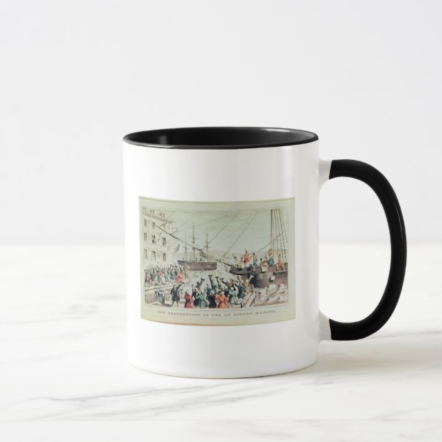 Tasse Le thé de Boston, 1846 (Droite)