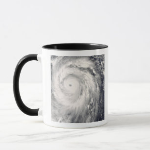 Tasse Le typhon Jangmi au large de Taïwan et des Philipp
