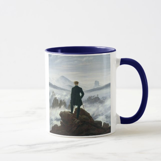 Tasse Le vagabond au-dessus de la mer du brouillard, (Droite)