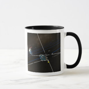 Tasse Le vaisseau spatial de cinq THEMIS en orbite