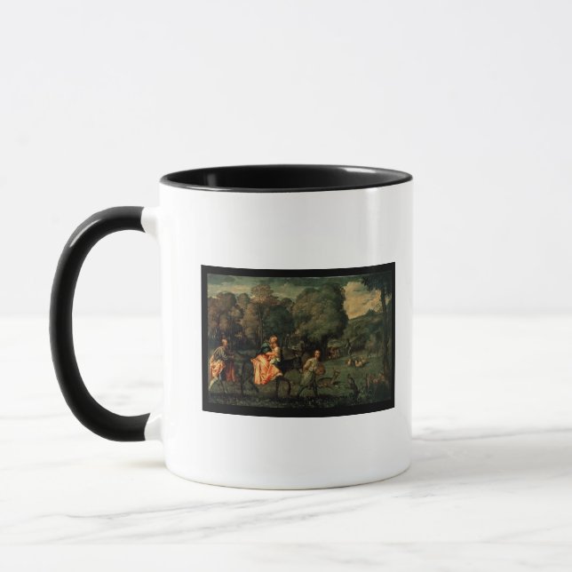 Tasse Le vol en l'Egypte, 1500s (Gauche)