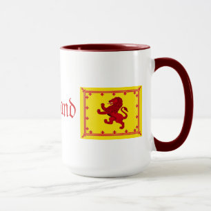 Tasse L'Écosse Lion déchaîné, brave pour toujours