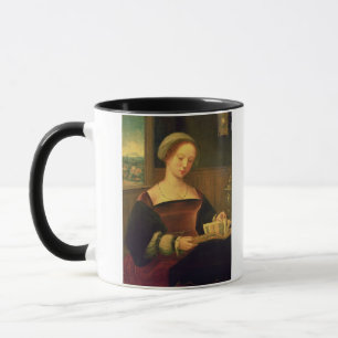 Tasse Lecture de Mary Magdalene (huile sur le panneau)