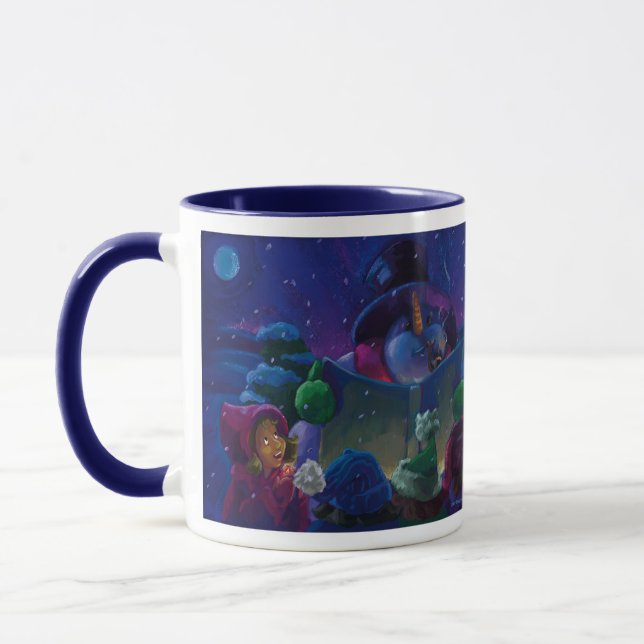 Tasse Lecture hivernale (Gauche)