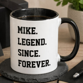 Tasse légendaire Funny Mike | Nom personnalisé
