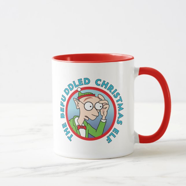 Tasse L'elfe de Noël confus (Droite)