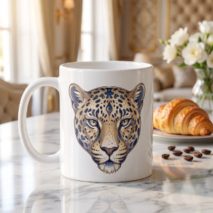 Tasse Léopard Céleste Ligne de Luxe Artistique
