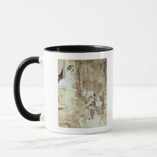 Tasse Leporello chantant une sérénade à Elvira sous