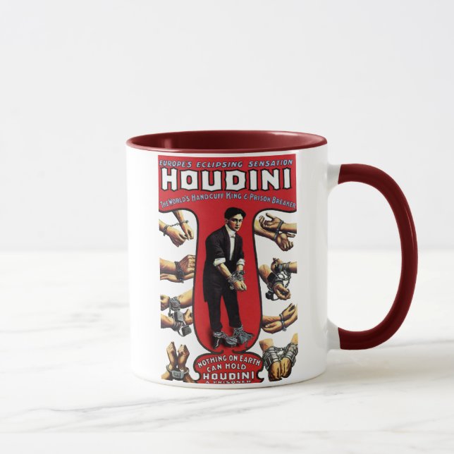Tasse Les années 1900 de Harry Houdini (Droite)