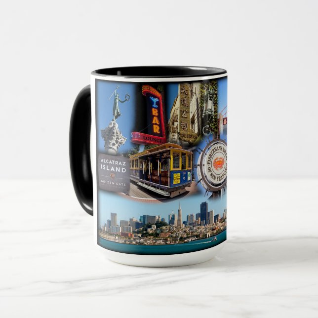 Tasse Les attractions touristiques de San Francisco (Devant gauche)