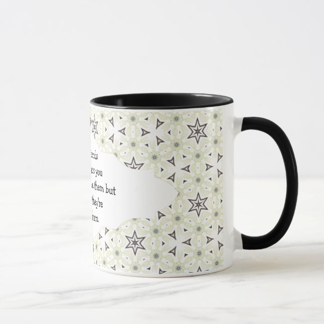Tasse Les bons amis sont comme les étoiles Citation pers (Droite)