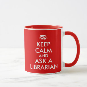 Tasse Les cadeaux de bibliothécaire gardent le calme