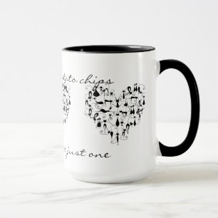 Tasse - les chats sont comme des pommes chips