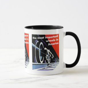 Tasse Les Chemins de fer-Plus importants roule dedans