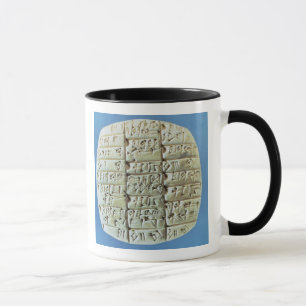 Tasse Les comptes ajournent avec le manuscrit