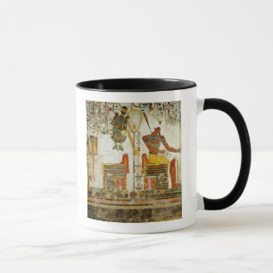 Tasse Les dieux Osiris et Atum, de la tombe de