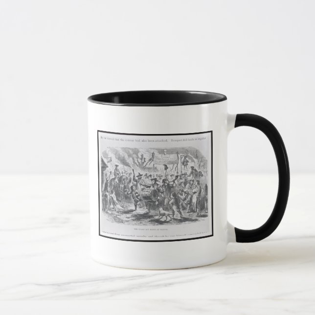 Tasse Les émeutes d'acte de timbre à Boston (Droite)
