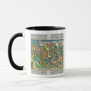 Tasse Les exodes 17 8-15 Aaron et Hur soutiennent les