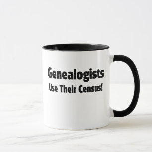 Tasse Les Généalogistes Utilisent Leur recensement