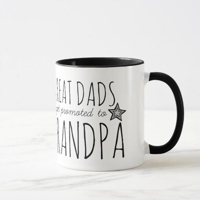 Tasse Les grands papas sont promus à grand-père (Droite)