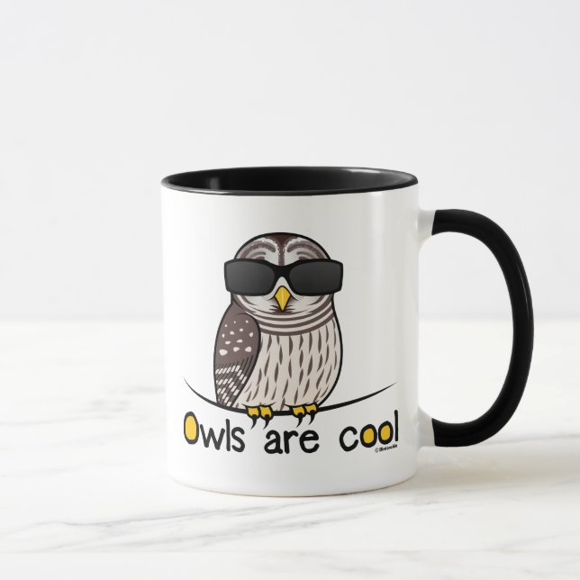 Tasse Les hiboux sont frais ! (Droite)