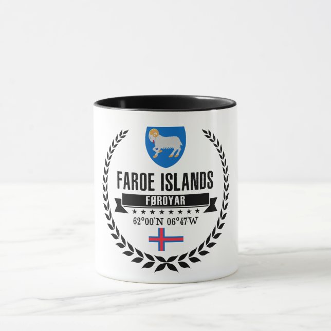 Tasse Les Iles Féroé (Centre)
