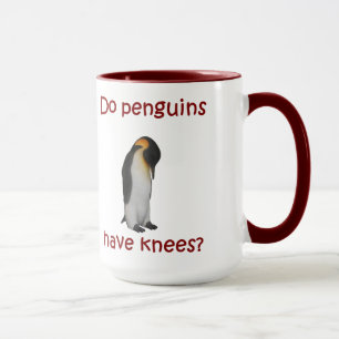 Tasse Les manchots ont-ils des genoux?
