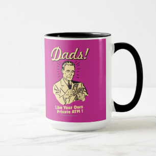 Tasse Les papas : Comme son propre distributeur de bille