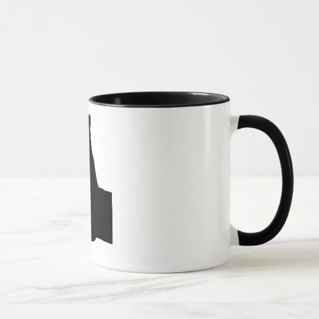 Tasse Les pouces lèvent le geste, blanc de retour (Droite)