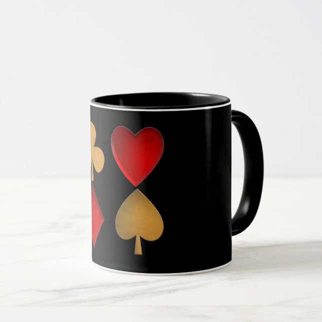 Tasse Les quatre costumes (Devant droit)