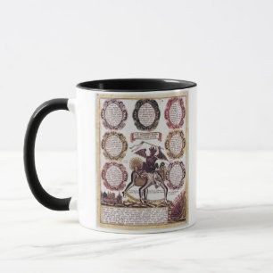 Tasse Les sept péchés mortels (gravure)