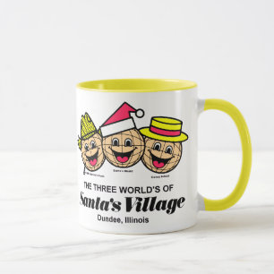 Tasse Les Trois Mondes de Père Noël Village, Dundee, IL