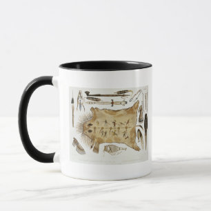 Tasse Les ustensiles et les bras indiens, plaquent 21 du