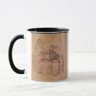 Tasse Les vices du fils prodigue (à l'encre sur le pape
