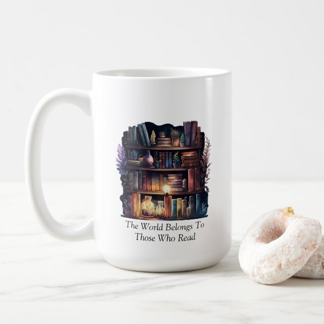 Tasse lesen (Mit Donut)