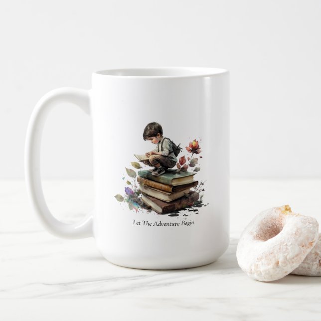 Tasse lesen (Mit Donut)