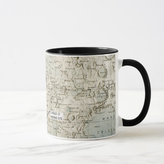 TASSE L'ESPACE : LUNE MAP, 1972 (Droite)