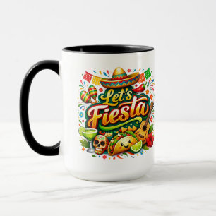 Tasse Let’s Fiesta Cinco De Mayo – Mexicain Coloré
