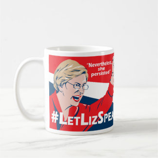 Tasse #LetLizSpeak Elizabeth Waren - durch BJCM