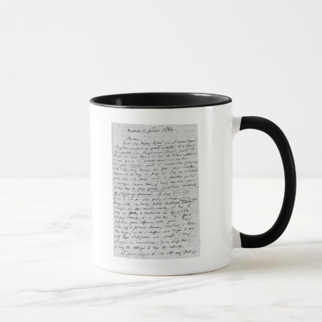 Tasse Lettre à Richard Wagner le 17 février 1860 (Droite)