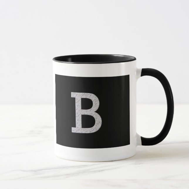 Tasse Lettre B de monogramme (Droite)