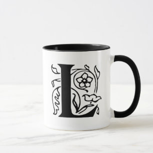 Tasse Lettre de fantaisie L