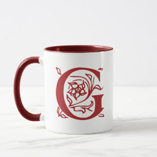 Tasse Lettre fantaisie G