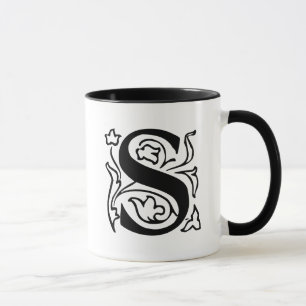 Tasse Lettre fantaisie S