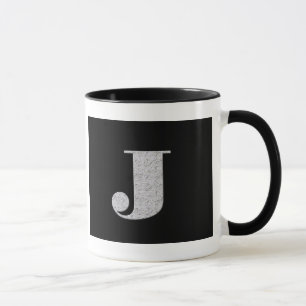 Tasse Lettre J de monogramme