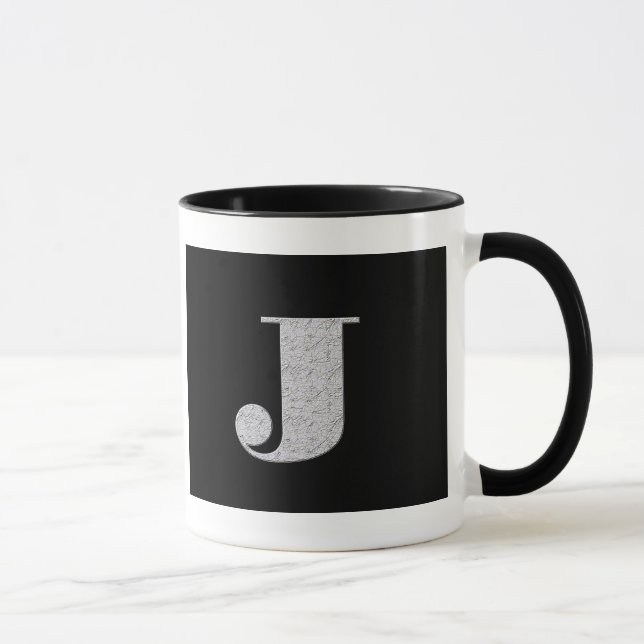 Tasse Lettre J de monogramme (Droite)