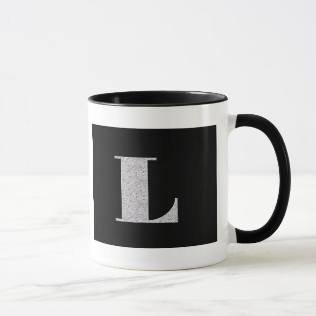 Tasse Lettre L de monogramme (Droite)