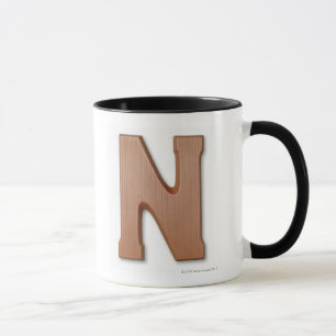 Tasse Lettre n de chocolat